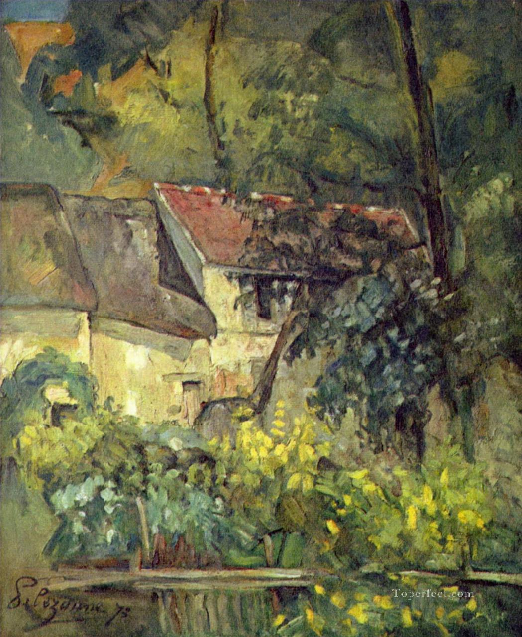 The House of Pere Lacroix in Auvers Paul Cezanne Oil Paintings